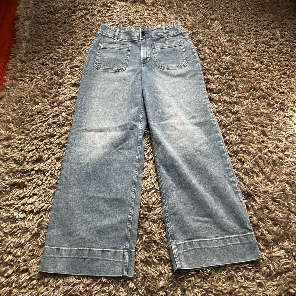 Bagatelle high rise wide leg cropped pants size 27